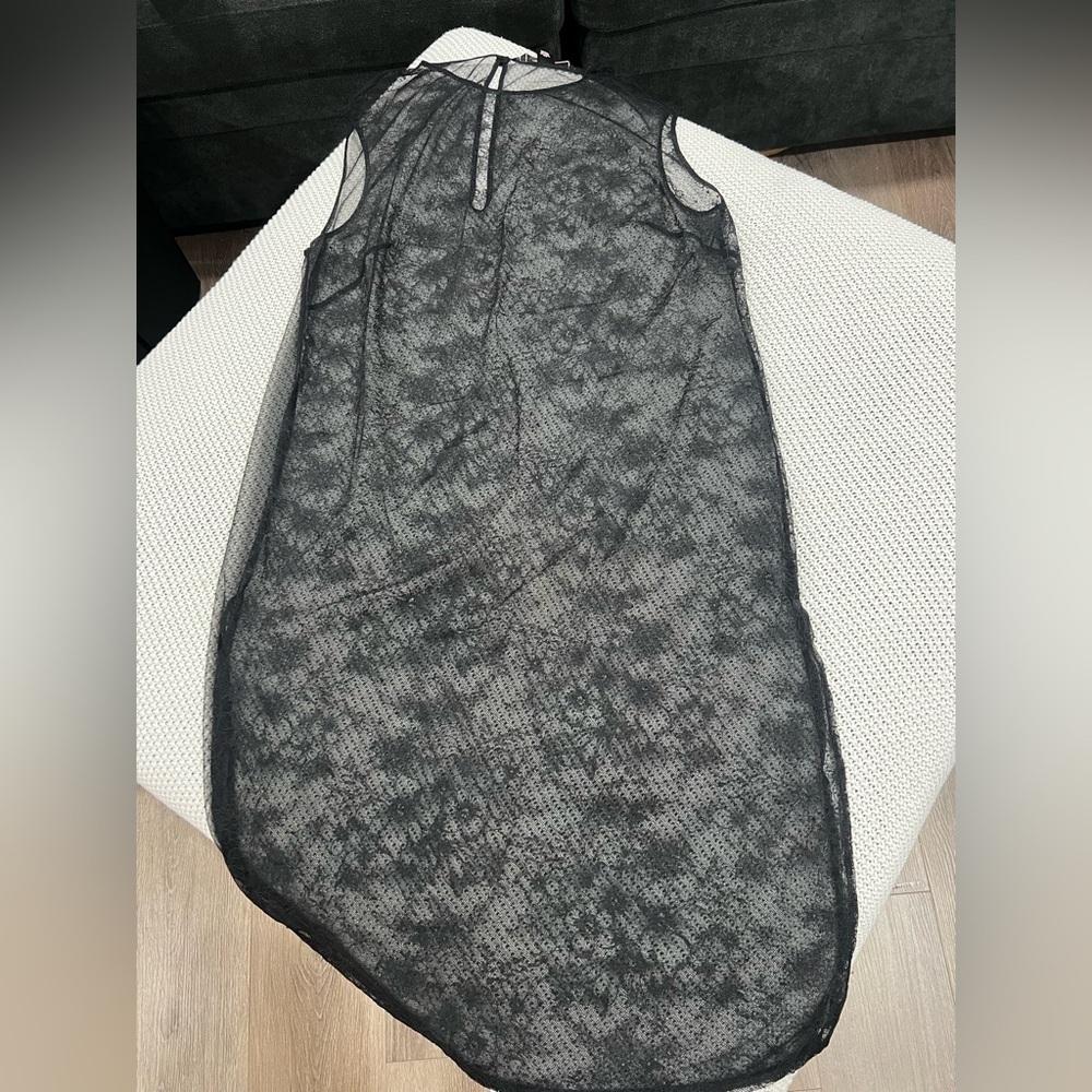 Victoria's Secret Elegant Black Lace Blouse